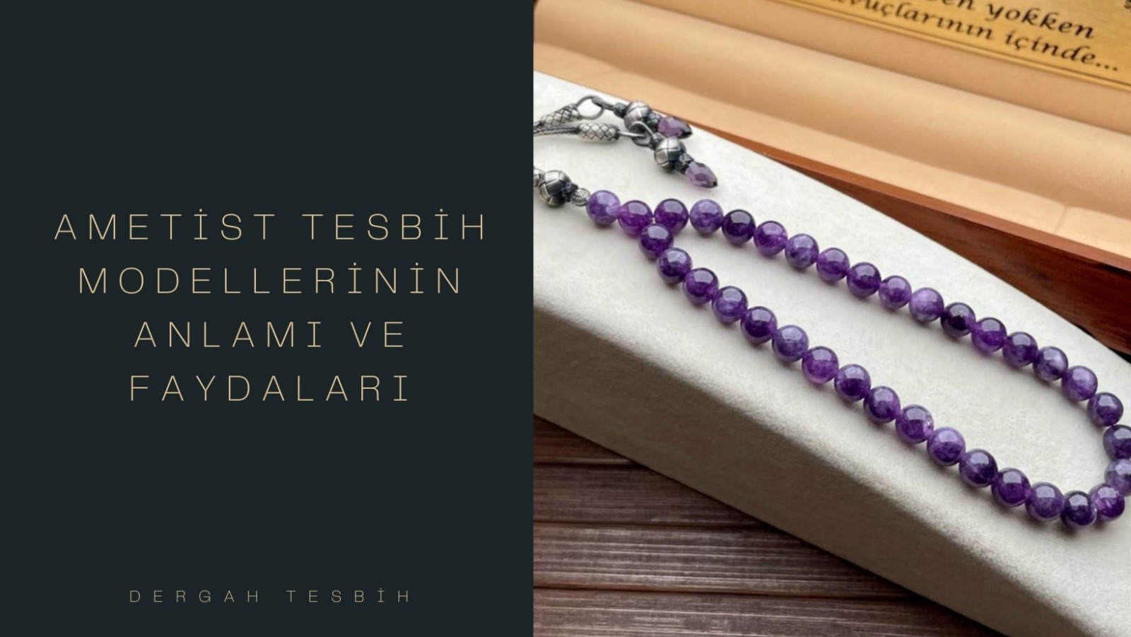 ametist tesbih, Usta İşi Tesbihcilik, ametist taşı tesbih