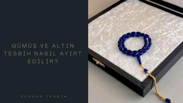 gümüş ve altın tesbih