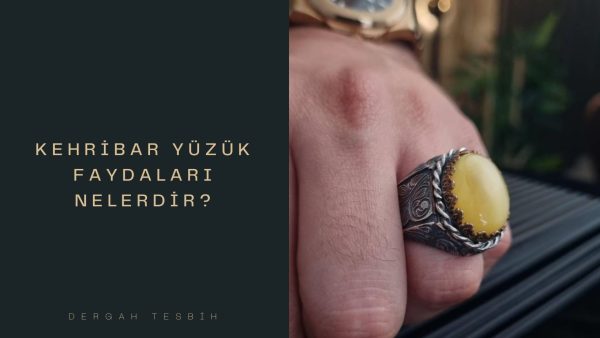 kehribar yüzük
