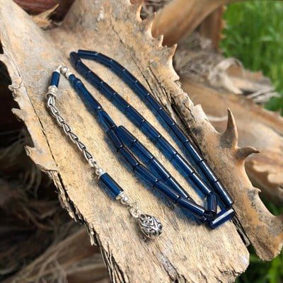 Features and Benefits of Blue Amber Stone Prayer Beads