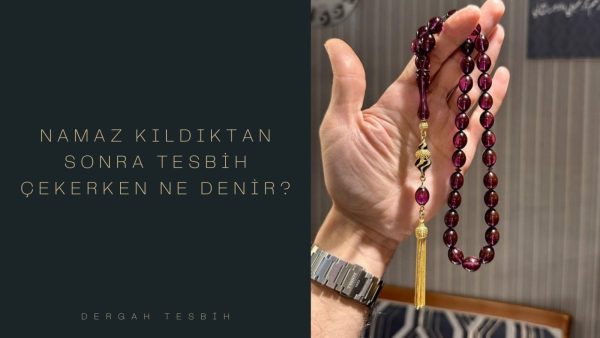 namaz, Usta İşi Tesbihcilik, tesbih çekme