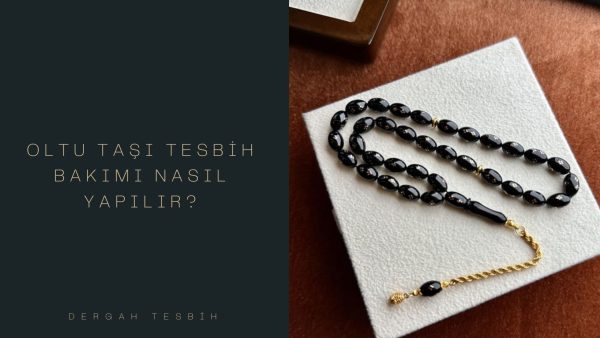 Oltu taşı tesbih