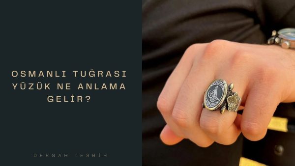 Osmanlı tuğrası yüzük