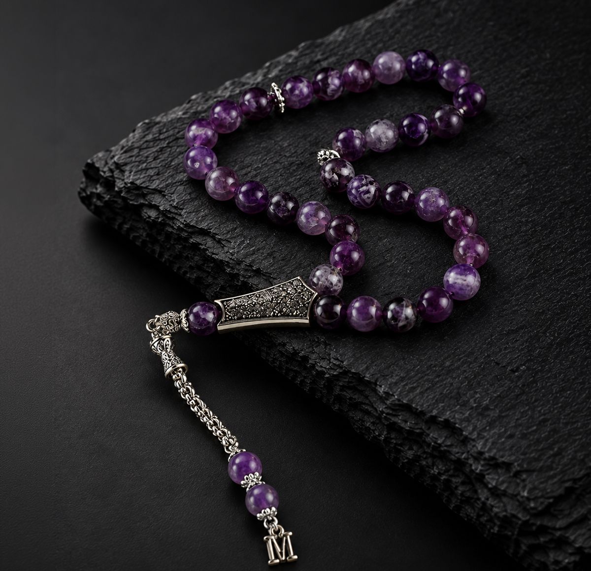 Natural Stone Prayer Beads